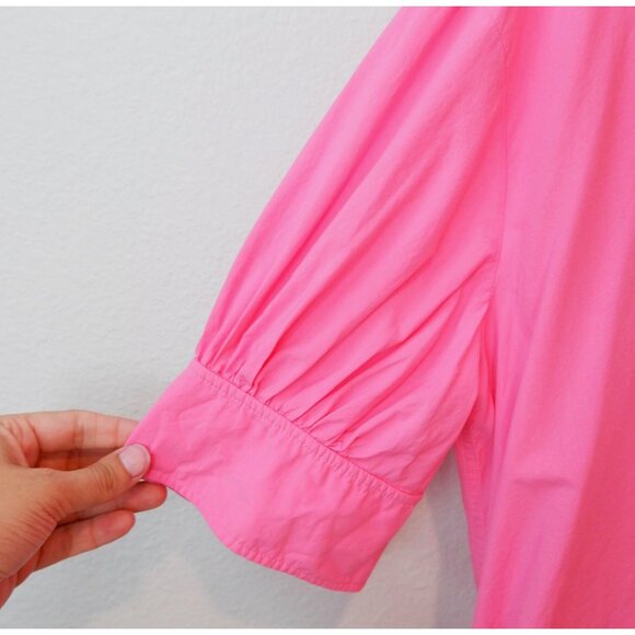 COS Womens Pink Oversized Button Front Shirt Dress, size 8 - Picture 4 of 9